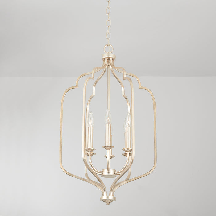 Capital Lighting - 538761WG - Six Light Foyer Pendant - Ophelia - Winter Gold