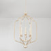 Capital Lighting - 538761WG - Six Light Foyer Pendant - Ophelia - Winter Gold