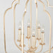 Capital Lighting - 538761WG - Six Light Foyer Pendant - Ophelia - Winter Gold