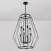 Capital Lighting - 538881MB - Eight Light Foyer Pendant - Corey - Matte Black