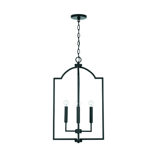 Capital Lighting - 539341MB - Four Light Foyer Pendant - Carter - Matte Black