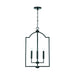 Capital Lighting - 539341MB - Four Light Foyer Pendant - Carter - Matte Black