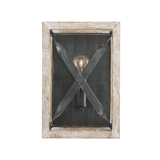 Capital Lighting - 640411WN - One Light Wall Sconce - Remi - Brushed White Wash and Nordic Iron