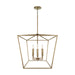 Capital Lighting - 837661AD - Six Light Island Pendant - Thea - Aged Brass