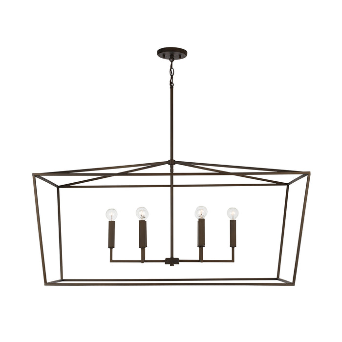 Capital Lighting - 837661OR - Six Light Island Pendant - Thea - Oil Rubbed Bronze