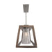 Capital Lighting - 840551HN-504 - Five Light Island Pendant - Connor - Barnhouse and Matte Nickel