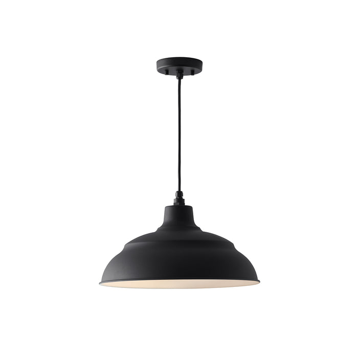 Capital Lighting - 936312BK - Shade & Cord Canopy - RLM - Black