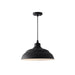 Capital Lighting - 936312BK - Shade & Cord Canopy - RLM - Black