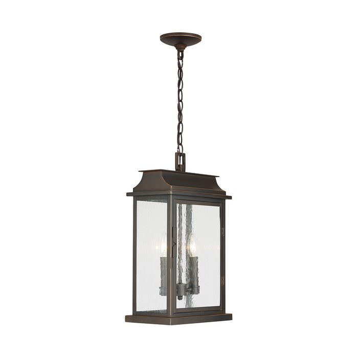 Capital Lighting - 936823OZ - Two Light Outdoor Hanging Lantern - Bolton - Oiled Bronze