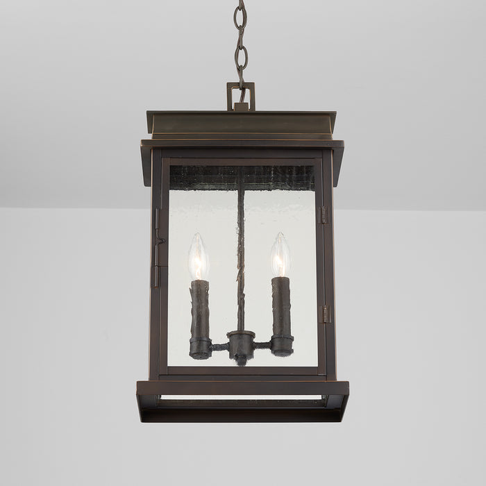 Capital Lighting - 936823OZ - Two Light Outdoor Hanging Lantern - Bolton - Oiled Bronze