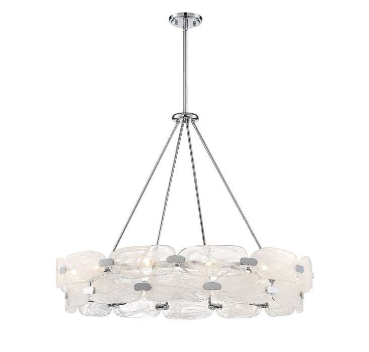 Savoy House - 7-2351-12-11 - 12 Light Pendant - Vasare - Chrome