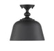 Savoy House - 6-3750-1-89 - One Light Semi-Flush Mount - Berg - Matte Black