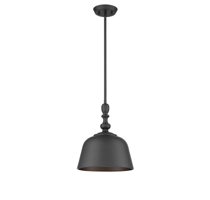 Savoy House - 7-3751-1-89 - One Light Pendant - Berg - Matte Black