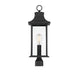 Savoy House - 5-454-BK - One Light Post Lantern - Hancock - Matte Black