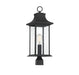 Savoy House - 5-454-BK - One Light Post Lantern - Hancock - Matte Black