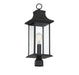 Savoy House - 5-454-BK - One Light Post Lantern - Hancock - Matte Black