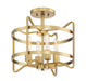 Savoy House - 6-4900-4-322 - Four Light Semi-Flush Mount - Kent - Warm Brass