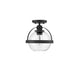 Savoy House - 6-7200-1-89 - One Light Semi-Flush Mount - Pendleton - Matte Black