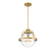 Savoy House - 7-7201-1-322 - One Light Pendant - Pendleton - Warm Brass