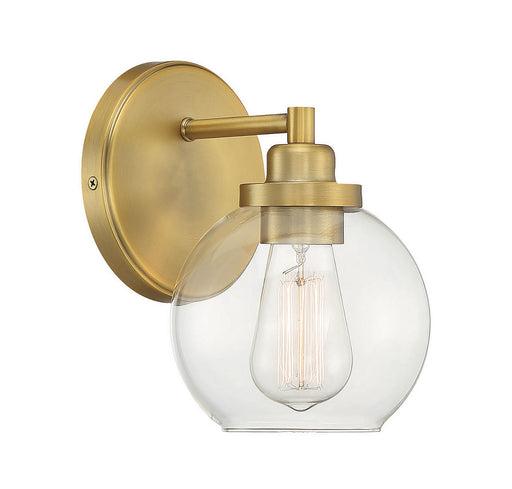 Savoy House - 9-4050-1-322 - One Light Bath - Carson - Warm Brass