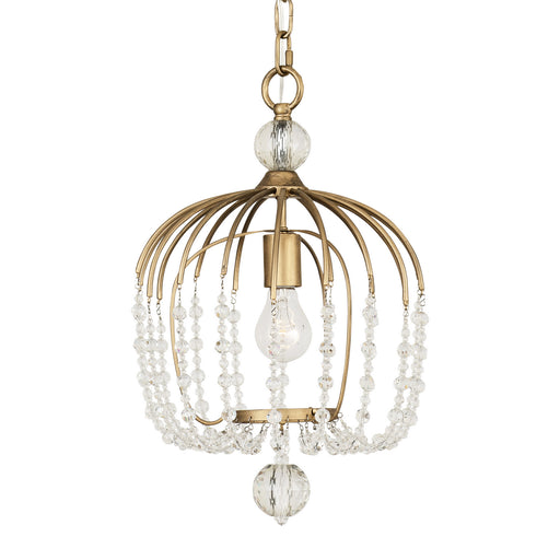 Varaluz - 343P01HG - One Light Pendant - Voliere - Havana Gold