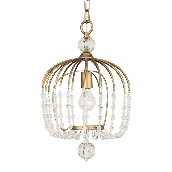 Varaluz - 343P01HG - One Light Pendant - Voliere - Havana Gold