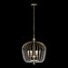 Varaluz - 343P06HG - Six Light Pendant - Voliere - Havana Gold