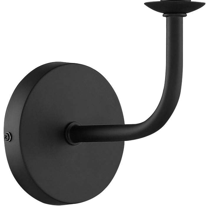 Crystorama - BAI-A2101-MK - One Light Wall Sconce - Bailey - Matte Black