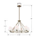 Crystorama - KEE-A3006-VG - Six Light Chandelier - Keenan - Vibrant Gold