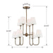 Crystorama - KEE-A3008-VG - Eight Light Chandelier - Keenan - Vibrant Gold