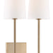 Crystorama - LEN-252-VG - Two Light Wall Sconce - Lena - Vibrant Gold