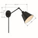 Crystorama - MIT-A8020-MK - One Light Wall Sconce - Mitchell - Matte Black