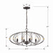 Crystorama - ZUC-A9034-EB-GA - Four Light Chandelier - Zucca - English Bronze / Antique Gold