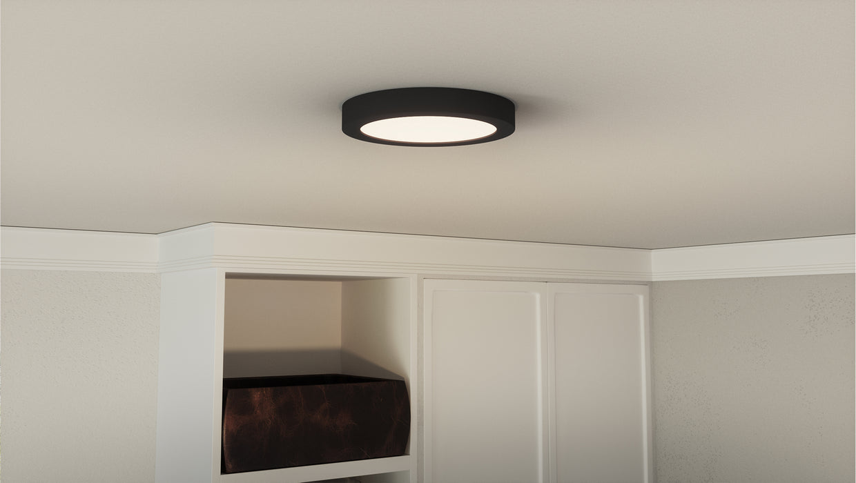 Quoizel - OST1708EK - LED Flush Mount - Outskirts - Earth Black