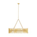 Arteriors - 84038 - Ten Light Chandelier - Prescott - Gold Leaf