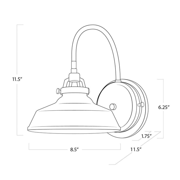 Regina Andrew - 15-1132NAV - One Light Wall Sconce - Maine - Blue