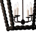 Regina Andrew - 16-1254EB - Four Light Chandelier - Perennial - Ebony