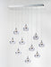 ET2 - E24599-93PC - LED Pendant - Swank - Polished Chrome