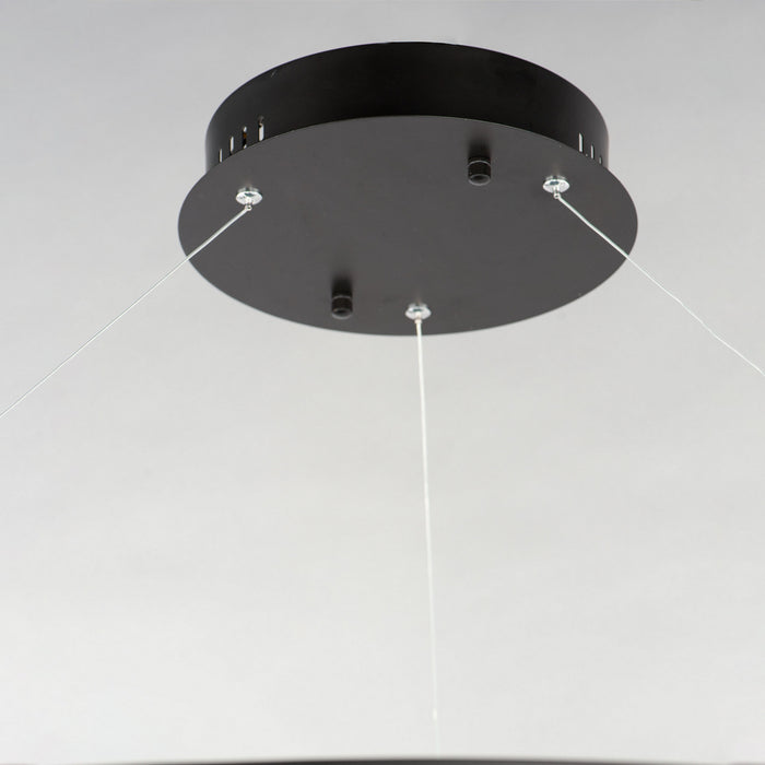 ET2 - E22728-BK - LED Pendant - Groove WiZ - Black