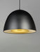 ET2 - E24914-BKSBR - LED Pendant - Fungo - Black / Satin Brass