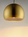 ET2 - E24924-SBRCOF - LED Pendant - Palla - Satin Brass / Coffee