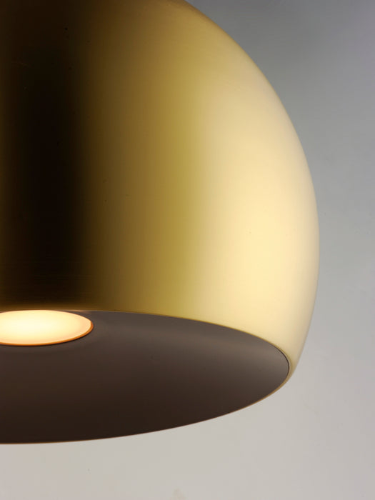 ET2 - E24924-SBRCOF - LED Pendant - Palla - Satin Brass / Coffee