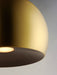 ET2 - E24924-SBRCOF - LED Pendant - Palla - Satin Brass / Coffee