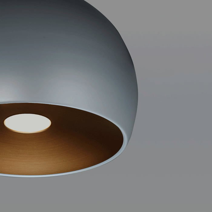 ET2 - E24924-DGCOF - LED Pendant - Palla - Dark Gray / Coffee