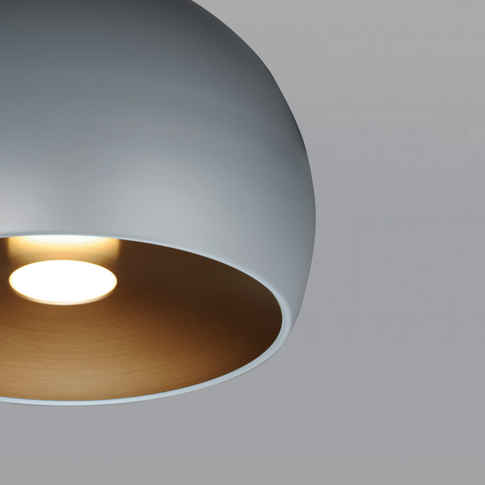 ET2 - E24924-DGCOF - LED Pendant - Palla - Dark Gray / Coffee