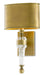 Currey and Company - 5000-0177 - One Light Wall Sconce - Lindau - Antique Brass