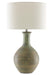 Currey and Company - 6000-0611 - One Light Table Lamp - Loro - Dark Moss Green/Gold