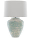 Currey and Company - 6000-0617 - One Light Table Lamp - Mimi - Aqua/Cream