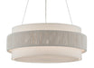 Currey and Company - 9000-0735 - Six Light Chandelier - Rousham - Beige/Sugar White