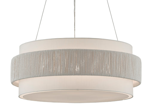 Currey and Company - 9000-0735 - Six Light Chandelier - Rousham - Beige/Sugar White